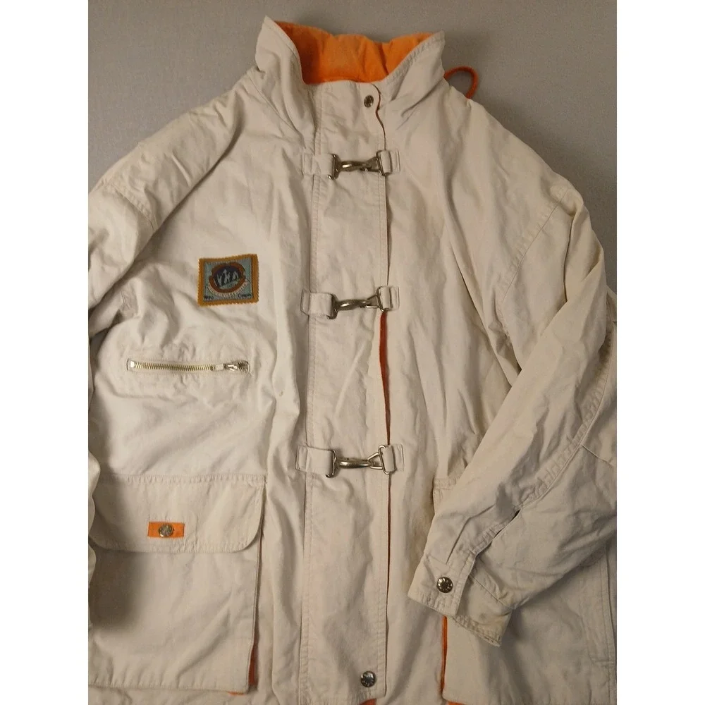 IZZI RAGGEDWEAR Women's Jacket - Color Ivory - Size M / L (No Size Tag) - Picture 4 of 11